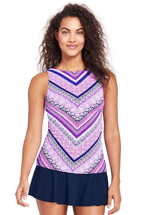 high neck tankini lands end|lands end tankini size chart.